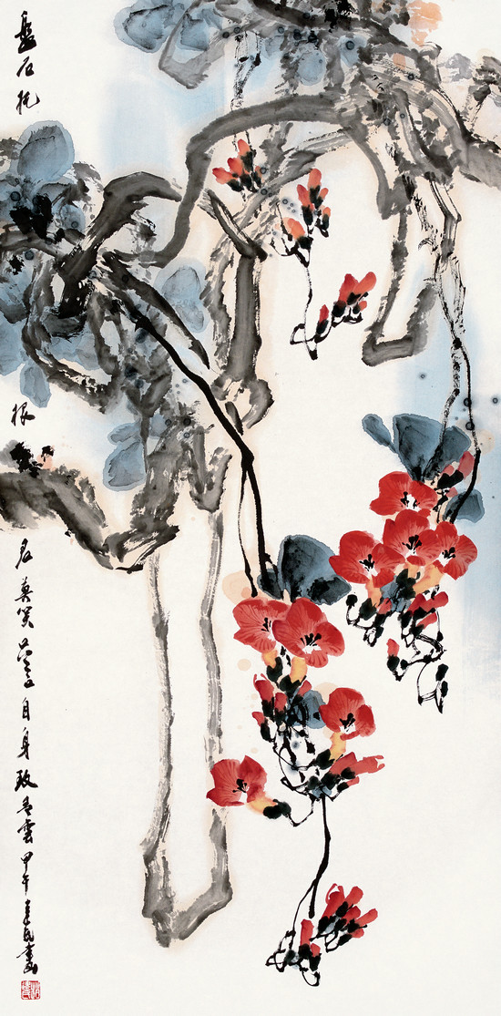 著名花鸟画家赵建民作品在中国政协文史馆展出